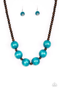Oh My Miami Necklace & Tropical Temptations Bracelet - Blue