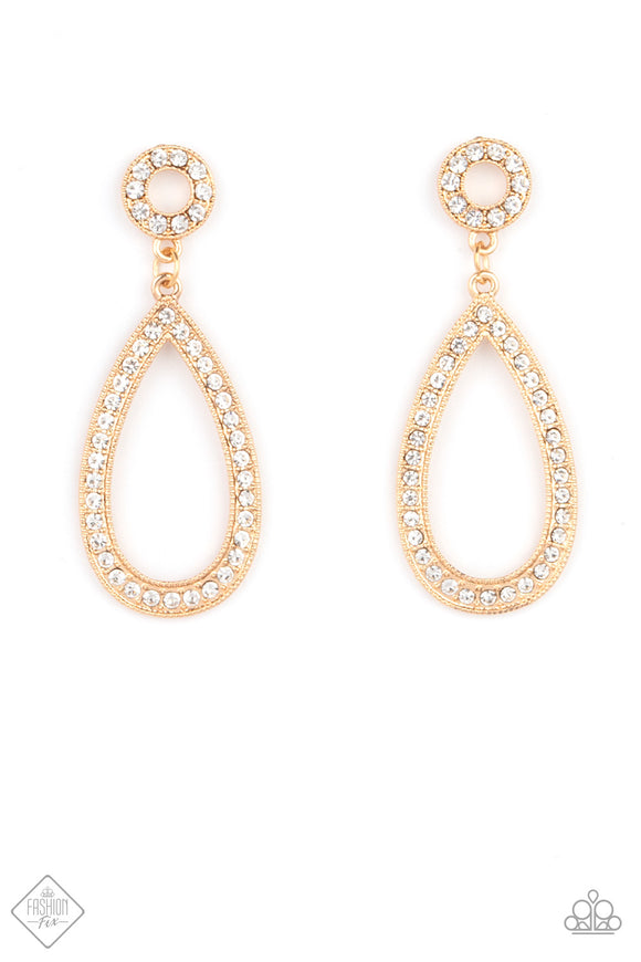 Regal revival Post Earring - Gold