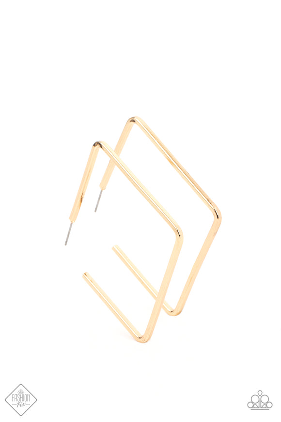 Material Girl Magic Hoop Earring - Gold