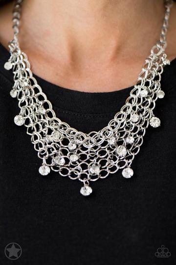 Fishing For Compliments Necklace- Silver