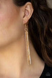Center Stage Status - Gold - White Rhinestones