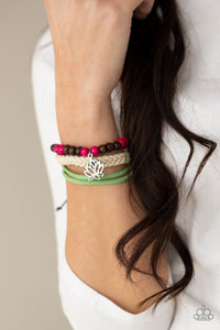 Lotus Beach Bracelet- Pink