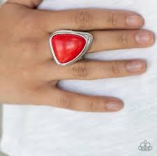 Stone Scene- Red